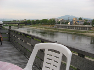 川床からの景色