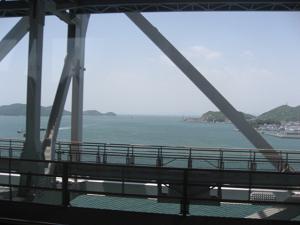 瀬戸大橋を通行中